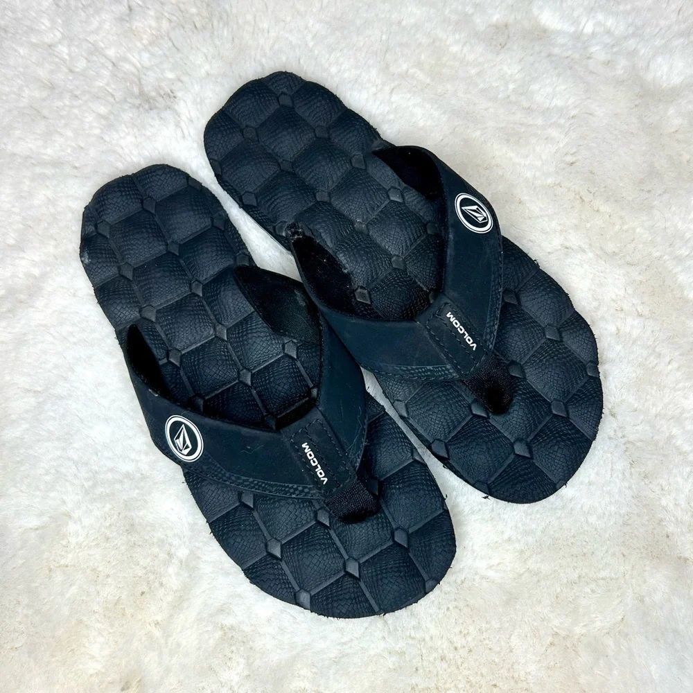 Volcom Cushy Bubble Kids Flip Flops 4